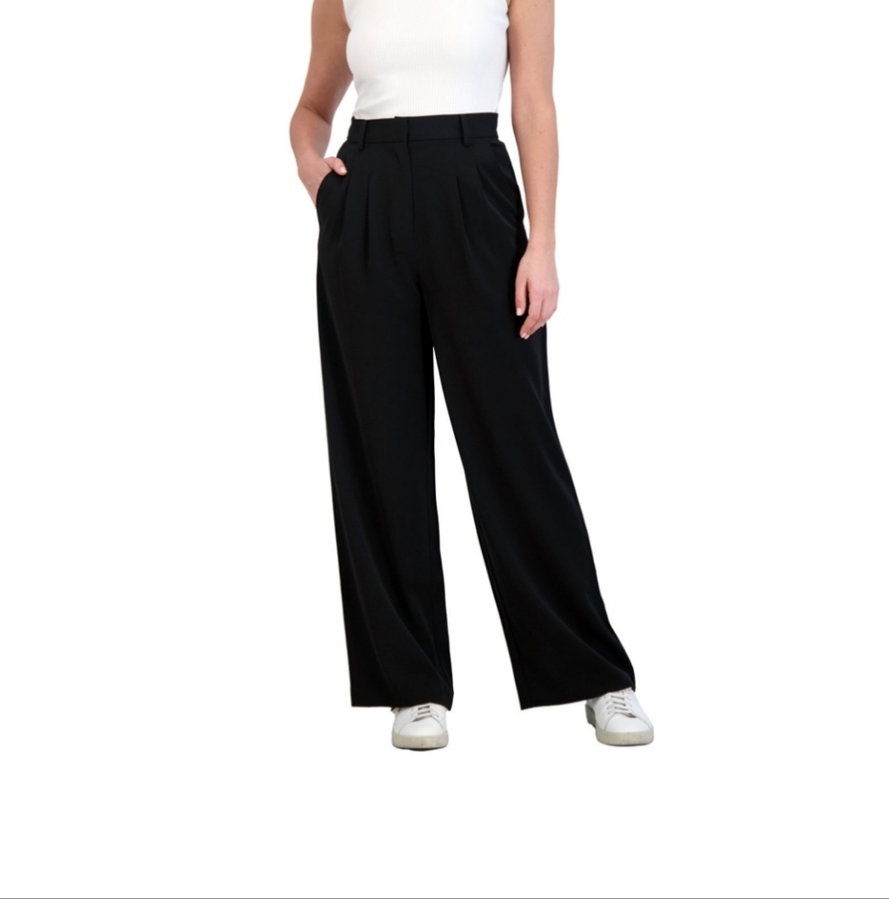 XS FRENCH CONNECTION WOMENS WIDE LEG TROUSER